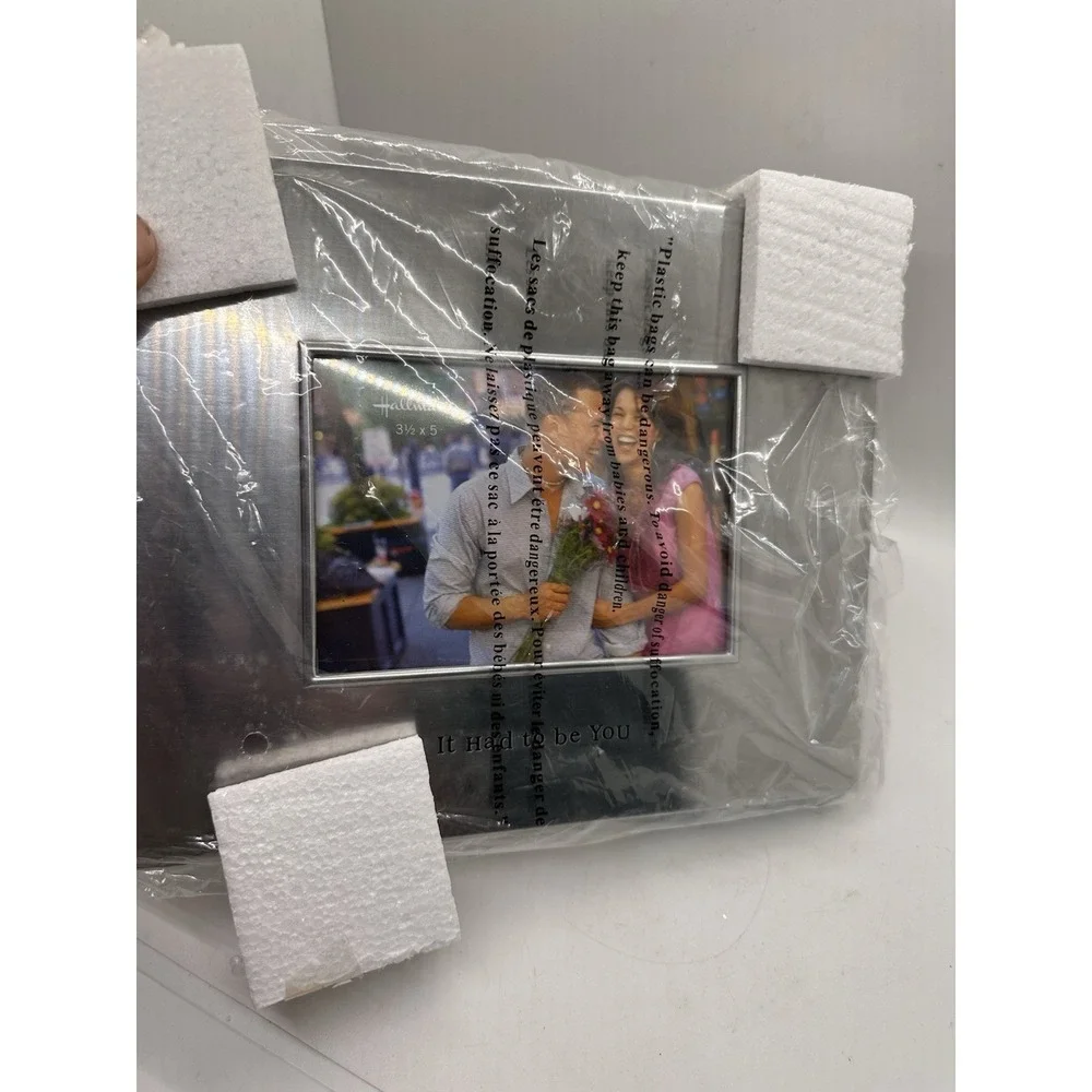 Hallmark It Had To Be You Picture Frame 3.5x5 Cast Aluminum New‎ In Box